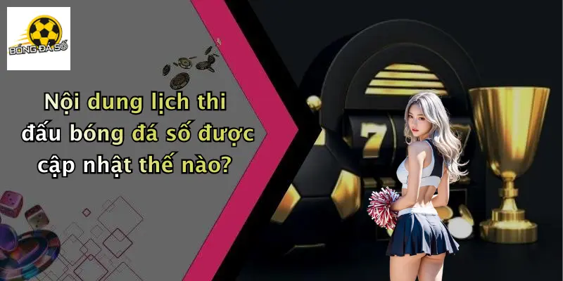 Nội dung lịch thi đấu bóng đá số được cập nhật thế nào?