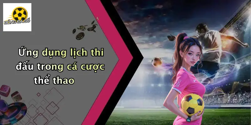 Ứng dụng lịch thi đấu trong cá cược thể thao