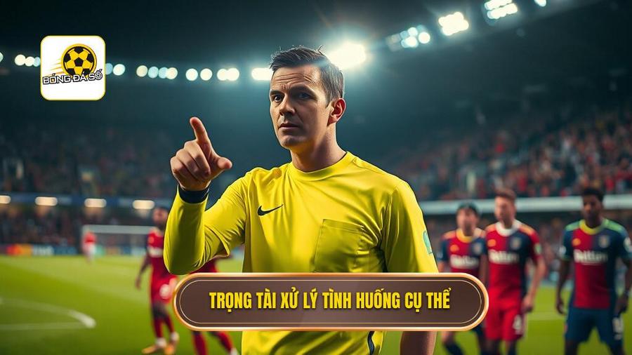  Trọng tài xử lý tình huống cụ thể